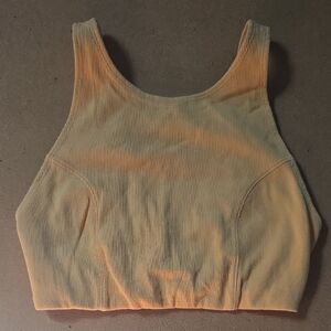FP Movement Yellow Ribbed Tank Top